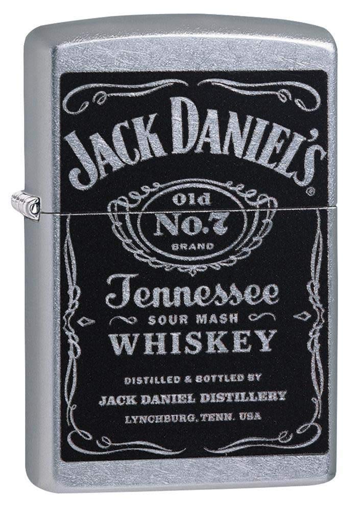 Zippo Jack Daniel's Label Lighter - Street Chrome — image 1
