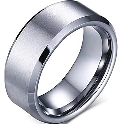 Jude Jewelers Stainless Steel Matte Brushed Classic