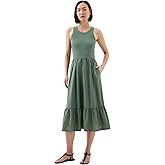 Gap Womens Mixed Media Midi Dress