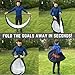 Trailblaze Portable Pop Up Soccer Goals for Backyard - Set 2 Folding Kids Soccer Nets w/ 8 Training Disc Cones Extra Pegs + Carry Case - Perfect Soccer Goal Net for Team Practice Toddlers Teens Adults