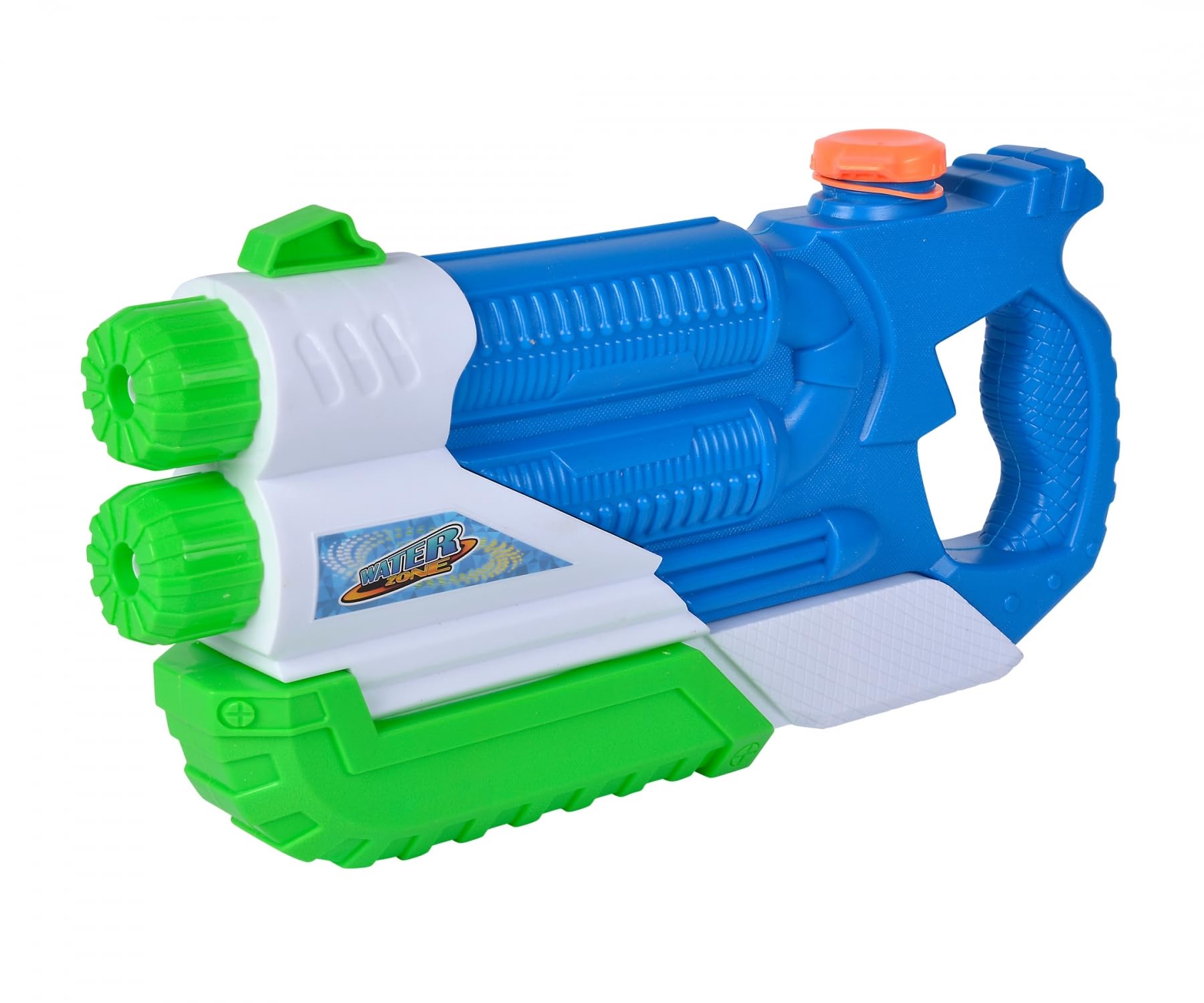 Simba 107276075 - Waterzone Double Blaster, Water Gun, Pump Mechanism, Double Jet, Tank Volume: 900 ml, Range: 8 m