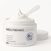 SkiEssance Neck Firming Cream for Face, Neck & Décolleté – Anti-Aging Moisturizer with Ceramides, Collagen, Vitamin C & Peptides – Lightweight, Non-Greasy, Made in USA – 1.7 fl oz