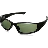 Crossfire Eyewear 24426 MP7 Full Frame Polarized Safety Glasses with Blue Green Polarized Lens and Black Frame