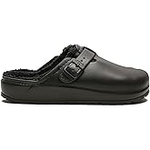 UPSOLO Womens Clogs Winter Mules Slip on Nurse Shoes Work Garden Slippers with Cotton Lined