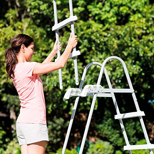 image for Intex Pool Ladder for 36-Inch Wall Height Above Ground Pools, white