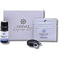 Essence Wearable Aromatherapy Nasal Diffuser – Peppermint Essential Oil Nose Ring Silicone Inhaler for Stress & Mood Support - Made in USA & Travel-Friendly