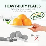 Ask Packaging 10 Inch Bagasse Plates 150 Pack Compostable Microwave Safe view 7