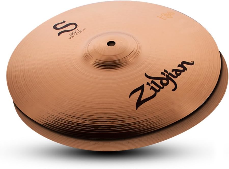 Zildjian S Family Series - 14 Inch Hi-Hat Cymbals - Pair, Natural, 14"
