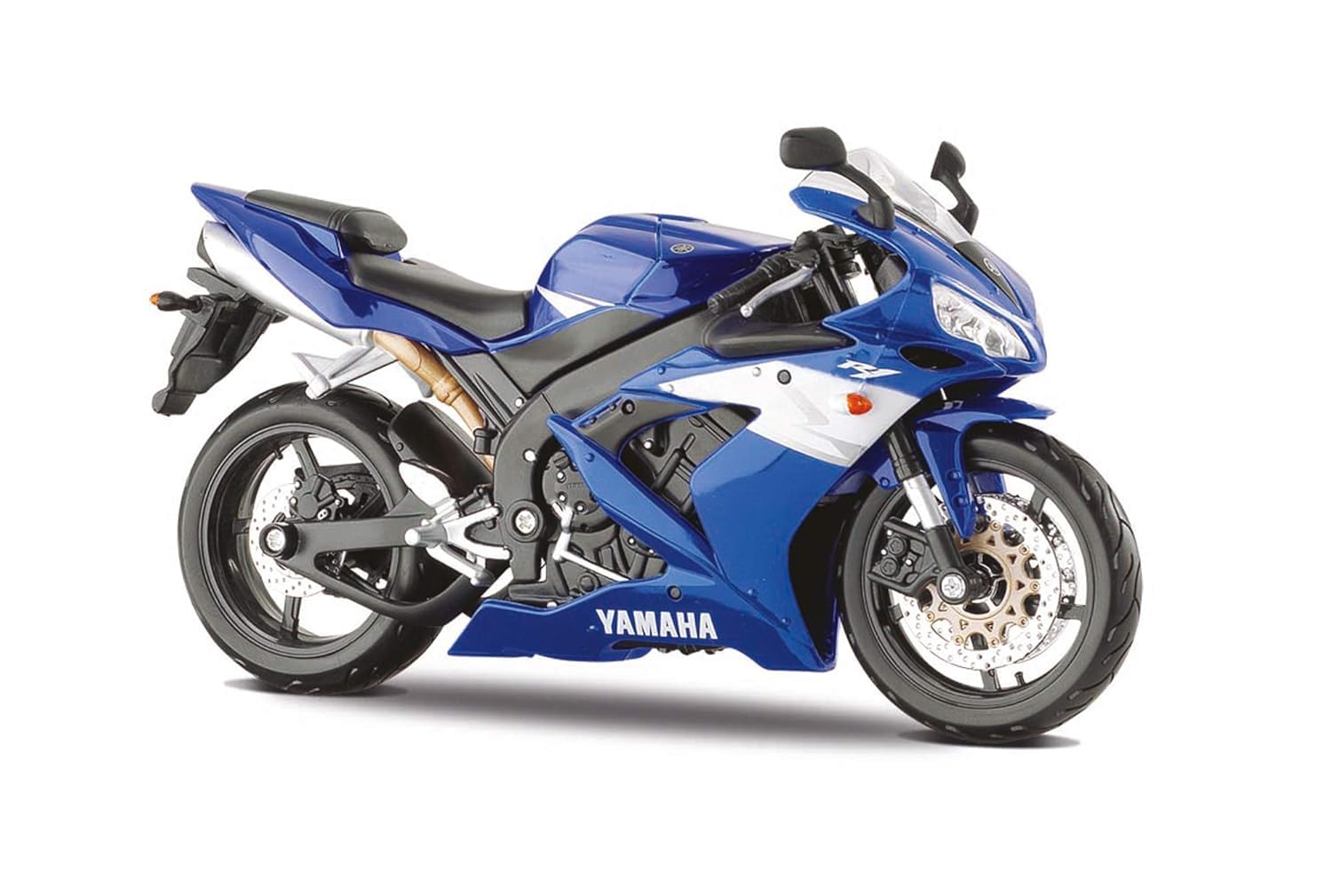 Maisto Yamaha YZF-R1 Motorbike - 1:12 Scale - Incredibly Detailed Die-Cast Replica Collectible Motorcycle Model, Blue
