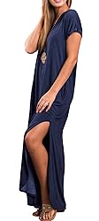 GRECERELLE Women Casual Sundresses Short Sleeve