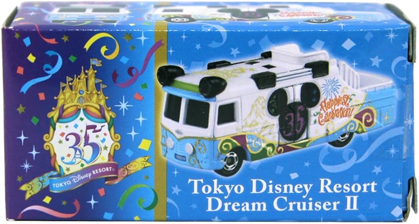Amazon 東京 ディズニー リゾート 35周年 Happiest Celebration トミカ ドリームクルーザー 2 車 ミニカー おもちゃ 乗り物 リゾート限定 グッズ ミニカー モデルカー おもちゃ