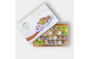 ZAITOUNE SWEETS Zaitoune Mixed Chocolate & Pistachio Royal Petit Fours – 350 g | Assorted Gourmet Chocolate Covered Biscuit Selection | Authentic Arabic Cookies in a Beautiful Gift Box | Great Ramadan Sharing Present