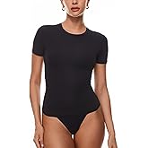 INLYRIC Women's Inbarely Soft Short Sleeve Tops Crew Neck Summer Going Out Tees Basic Slim Fitted Breathable T-Shirt