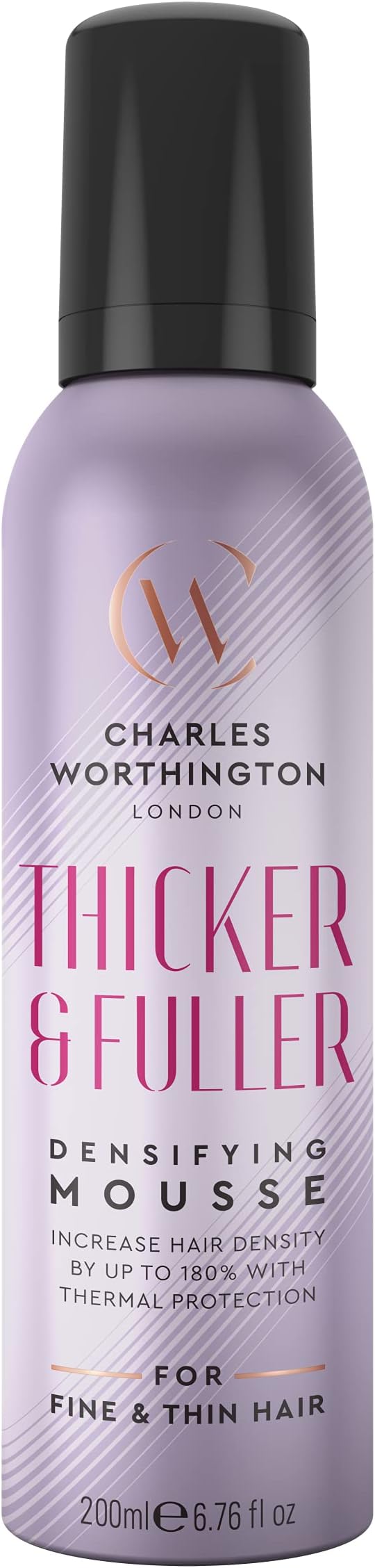Charles Worthington Thicker and Fuller Densifying Mousse 200 ml