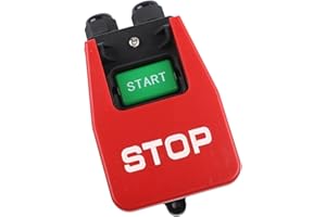 HogarTech 120V/230V Single-Pole Toggle Switch for Table Saws and Wood Cutting Machines, Mechanical On/Off Safety Power Switch