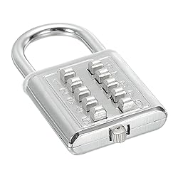 PATIKIL 10 Digit Button Combination Padlock, 5