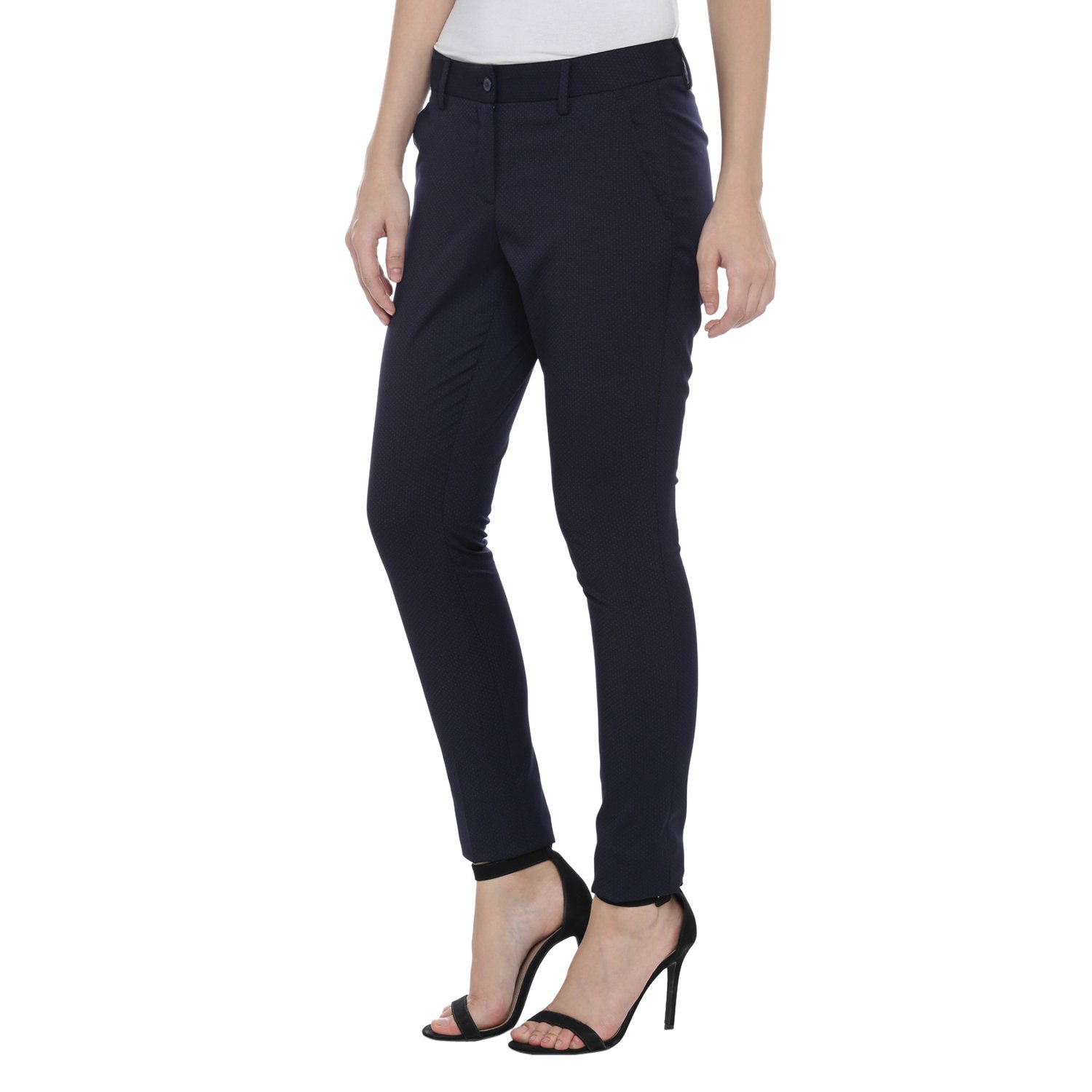 annabelle by pantaloons womens solid trouser