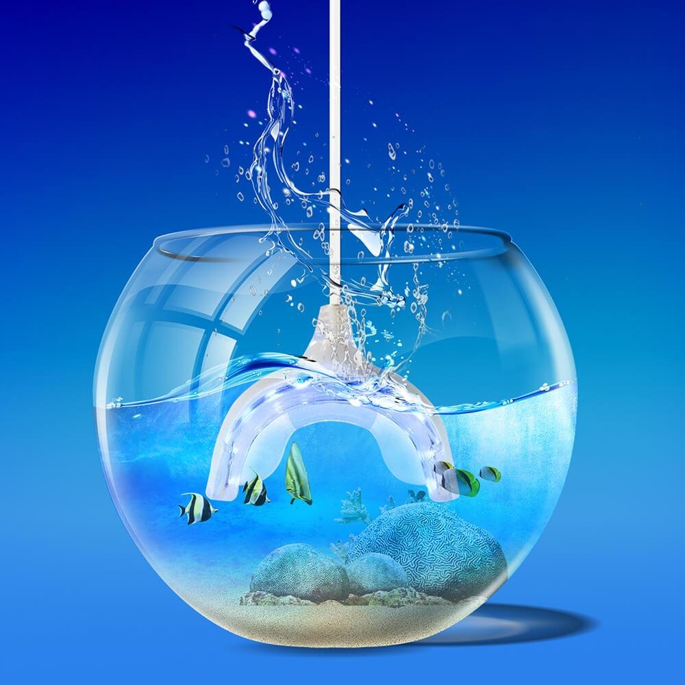 Grinigh At Home Professional Teeth Whitening Kit with 5 x Natural Activated Charcoal Tooth Whitener Gel Pen - FDA Approved - Easy to USe - Fast Results - More Than 50 Treatments