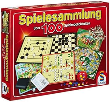 Spiele Sammlung Mit 100 Spielen Fr Einen Oder Mehr Spieler Ab 6 Jahren By Spiele Sammlung Amazon De Spielzeug