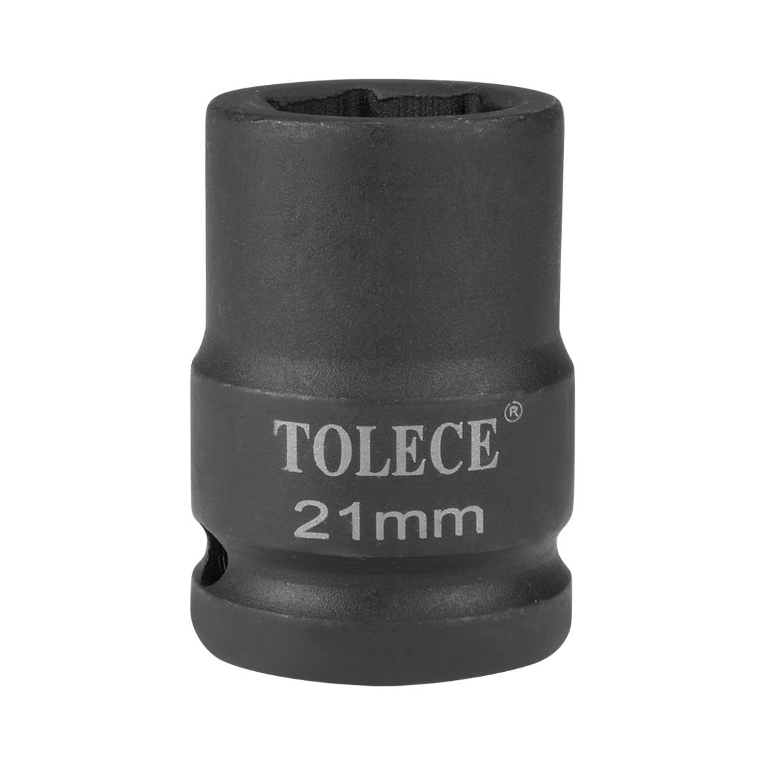 Sourcingmap 3/4-Inch Drive by 21mm 6-Point Shallow Impact Socket, for Ratchets, Torque Electric Wrenches, Cr-Mo, Metric