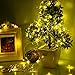 OMorc Solar String Lights,100 LEDs Fairy String Lights,8 Modes,33ft,Copper Wire Lights for Homes, Outdoors, Gardens, Christmas Party Warm White