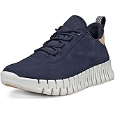 ECCO Women's Gruuv Sneaker, Marine Nubuck/Powder, 8-8.5