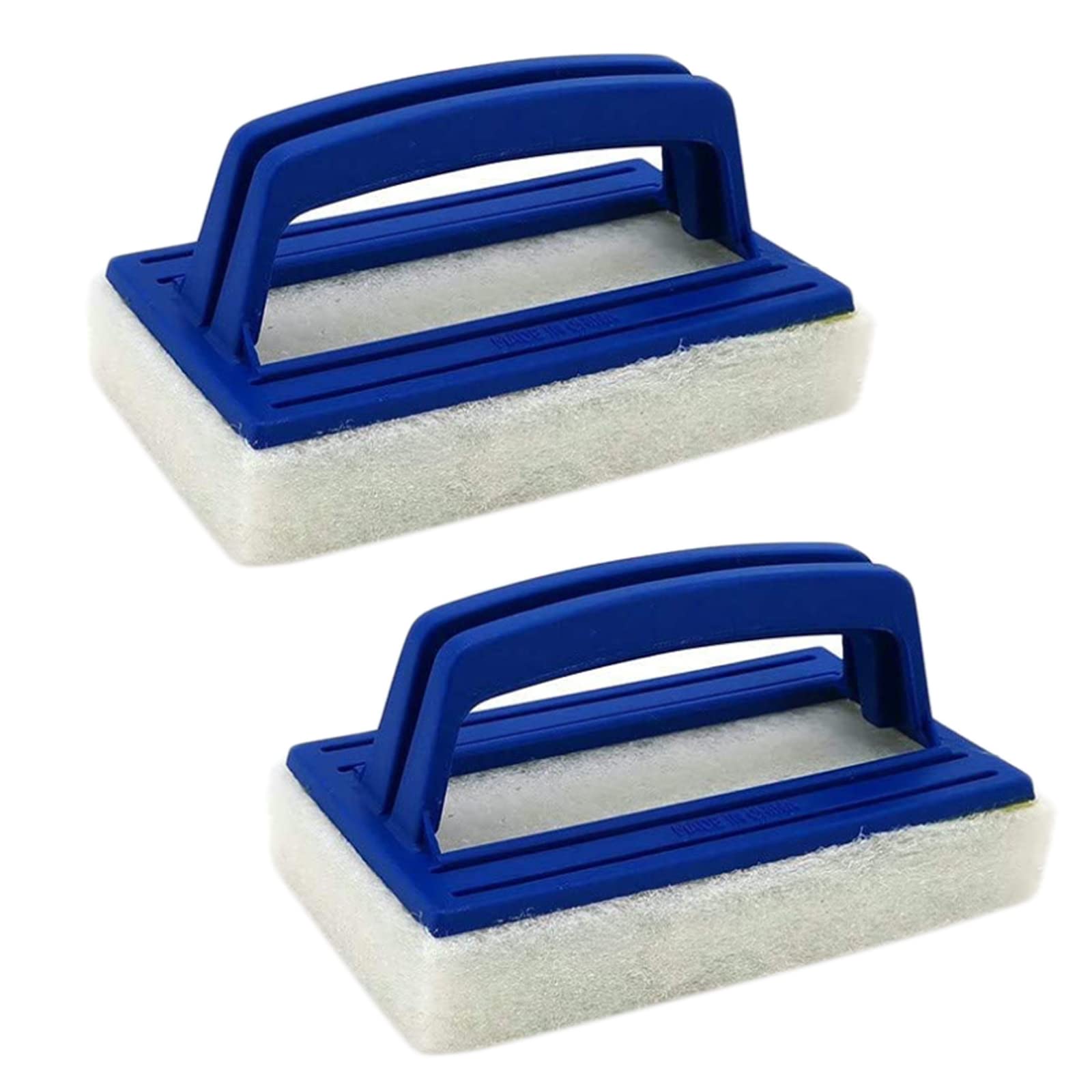 SyiXute 2 Pcs Pool Wall Brush,Sponge Pool Scrubbing Brush,Pool Waterline Scrubbing Brush,Soft Hot Tub Cleaning Brush with Handle for Spas Swimming Pool Fish Tank