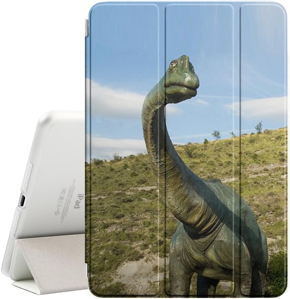 STPlus Dinosaur Prehistoric Animal Smart Cover with Back Case + Auto Sleep/Wake Funtion + Stand for Apple iPad Mini 1/2 / 3