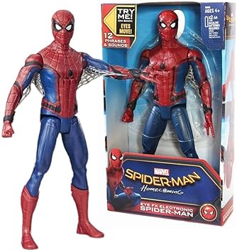 MAVELTOY Marvel Extraordinaria Juguetes de niños Spiderman, Spiderman 12 Pulgadas Juguetes, Figura de acción de Spiderman (articulaciones Puede ser Activa, se Puede Hablar del Hombre araña): Amazon.es: Juguetes y juegos