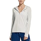 baleaf Women's UPF 50+ Sun Protection Jacket Hooded Cooling Shirt with Pockets Hiking Outdoor Performance