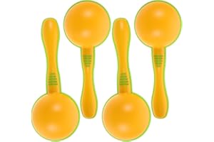JOINPAYA Lot de 4 maracas en plastique pour l'éducation musicale précoce hochets bruyants Shaker Instruments de percussion