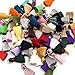 YIQIFLY 100Pcs Silk Handmade Tiny Soft Tassels Mini Tassels, Multicolor Assorted Colors Randomly, Craft Tassels, Bohemian Style, Casual Gathering Occasion
