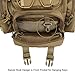 OneTigris Tactical Deployment Bag Compact Utility Carry Bag MOLLE Case Heavy Duty with Shoulder Strap (Coyote Brown - 1000D Nylon)