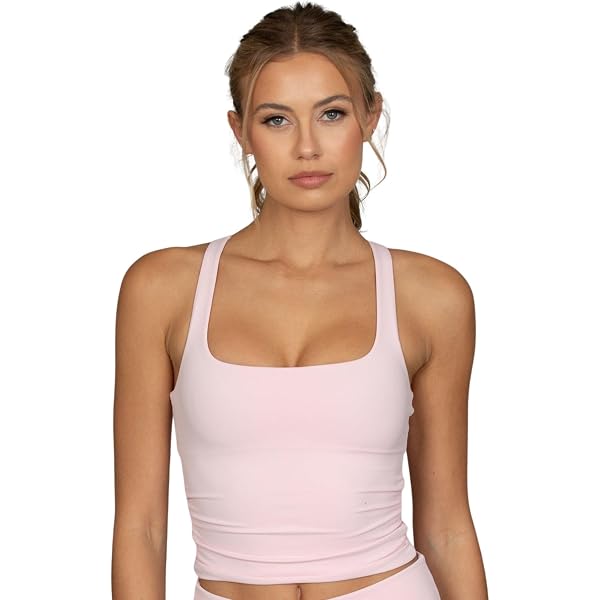 GOLD HINGE CoreSculpt Cutout Tank Shadow Grey XS at Amazon Women's