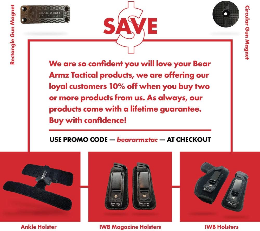 Bear Armz Tactical Universal Handgun Cleaning Kit | American Company | Gun Cleaning Kit for Calibers .22.357/9mm.38.40.45 | Compatible with Handguns, Revolvers, and Pistols | Hard Portable Case : Sports & Outdoors