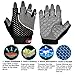 iiSPORT Weight Lifting Gloves for Women & Men, Workout Gym Fitness Cross Gloves Gray,Large