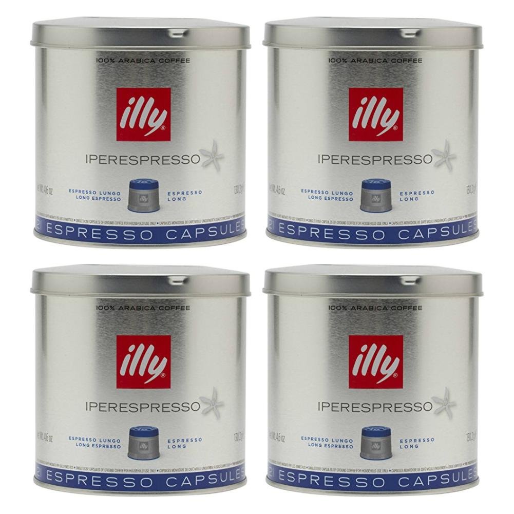 Illy Caffe Lungo Iperespresso 21 Capsules, Medium Roast, 4.6 Ounce (Pack of 4)