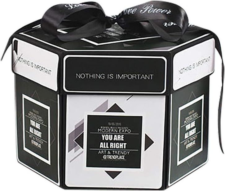 Creative Explosion Gift Box DIY Photo Surprise Party Love and Album as Birthday Present Opend with 19''x19'’ (J)