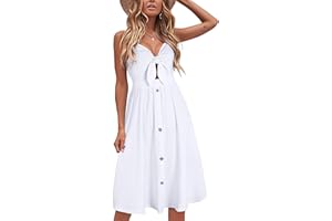 VOTEPRETTY Women's Summer Dresses Spring Sundresses Beach Clothes Outfit Vacation 2024 V Neck Casual Tropical Resort Hawaiian
