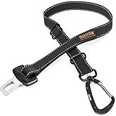 Mighty Paw Dog Seat Belt for Car - Safe Distraction Free Driving, Heavy-Duty Design with Aviation Grade Aluminum Carabiner, A