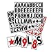 Sidewalk Sign Replacement Letter Set for White Signs, 4 Inch Letters Fit 24x36 Inch Sign Faces
