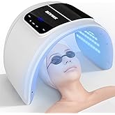 Red-Light-Therapy-for-Face,Led Face Mask Light Therapy Red & Blue Rejuvenation Tool SPA Equipment Led Neck Body Hand Mask for Skincare at Home