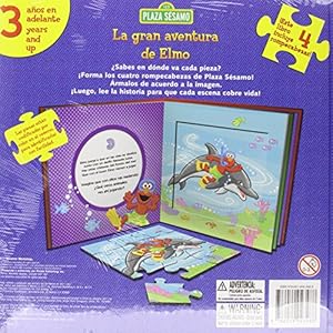 Plaza Sesamo la Gran Aventura de Elmo / Sesame Street Elmo's Playtime adventure (Mi Primer Libro De Rompecabezas / My First Puzzle Book) (Spanish Edit