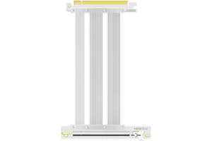 GLOTRENDS 150mm PCIe 5.0 Riser Cable for RTX5090 RTX4090 RX9070 RX7900, Compatible with PCIe 5.0/4.0 GPUs, 90 Degree Right An