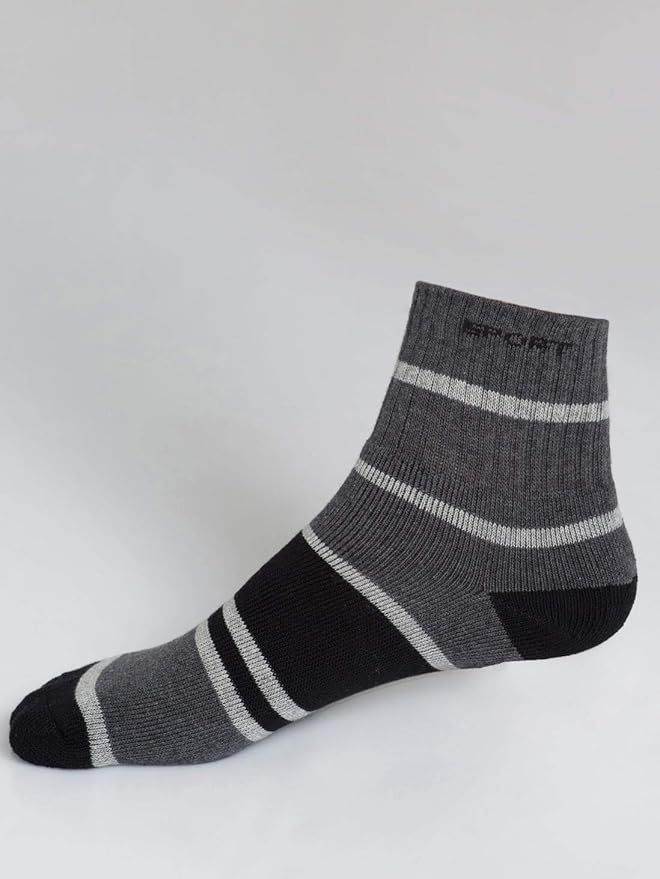 Jockey Men's Cotton Ankle Socks (2 Set) (7034_Assorted_FS) Amazon.in