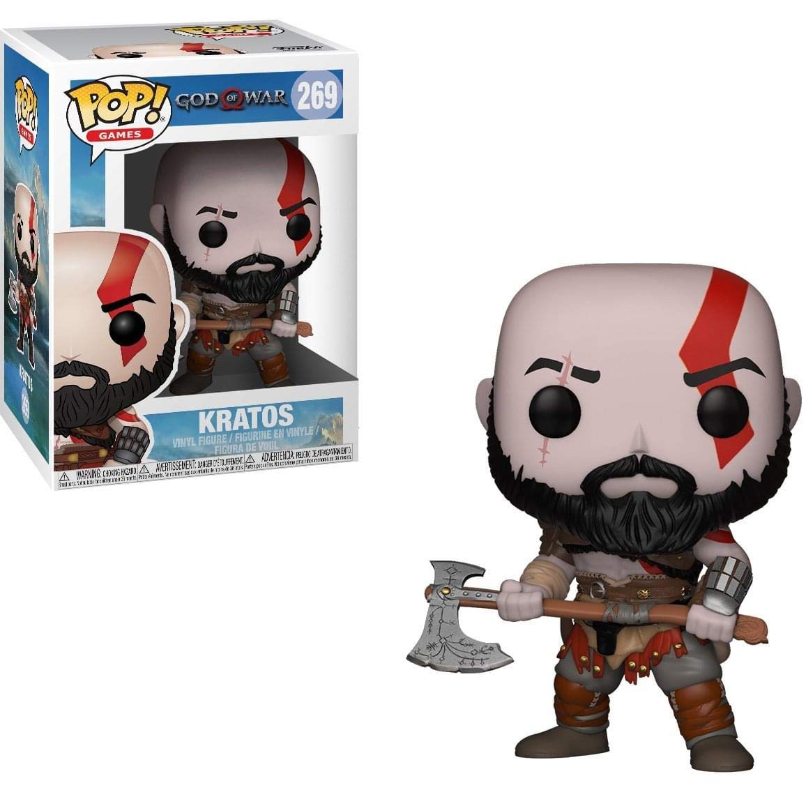 Funko 27031 Games God of War Kratos Pop Vinyl Action Figure