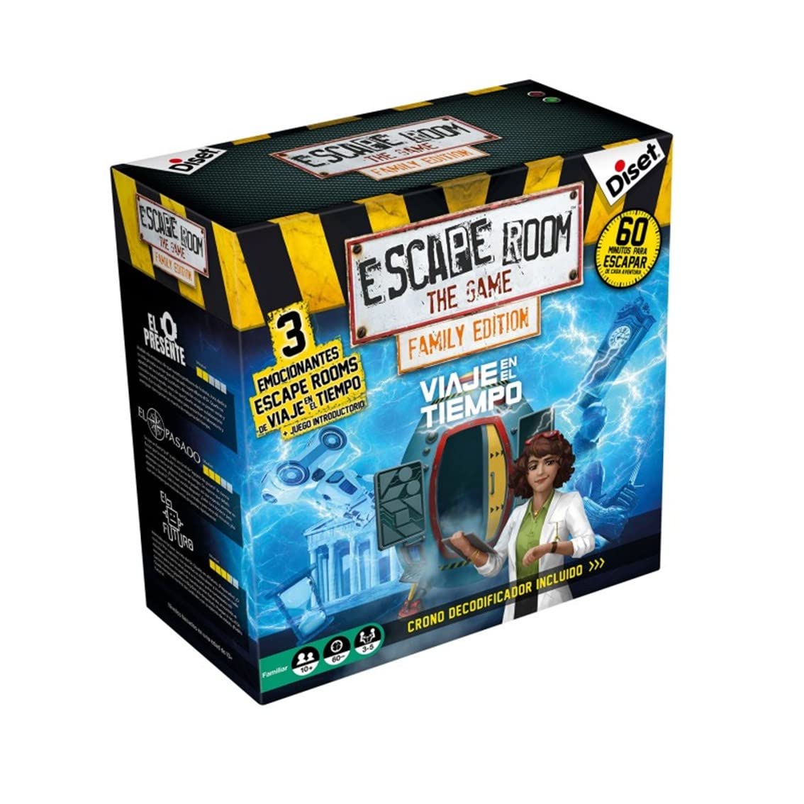Diset 62333 Family Board Game That simulates an Escape Room Experience from 10 Years and up
