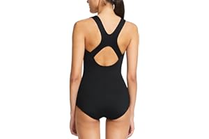 baleaf Women's Racerback Athletic One Piece Modest Bathing Suit