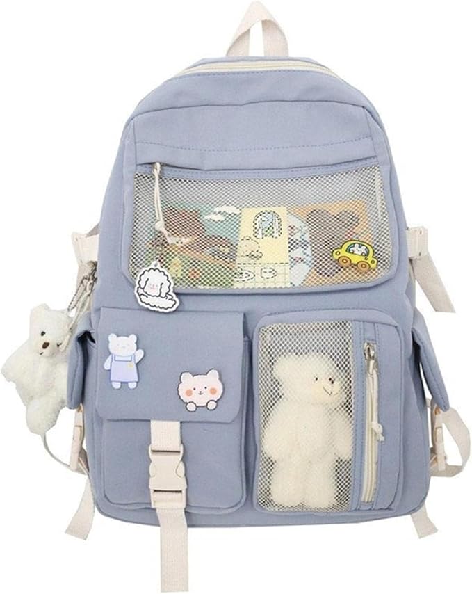 Multifunction Nylon School Bags for Teenage Girls Cute School Laptop