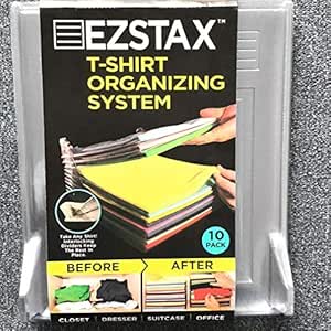 KinshopS - Organizador plegable para camiseta, 10 unidades: Amazon ...